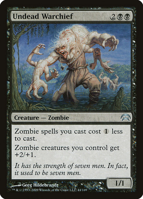 Undead Warchief - Lightly Played Foil