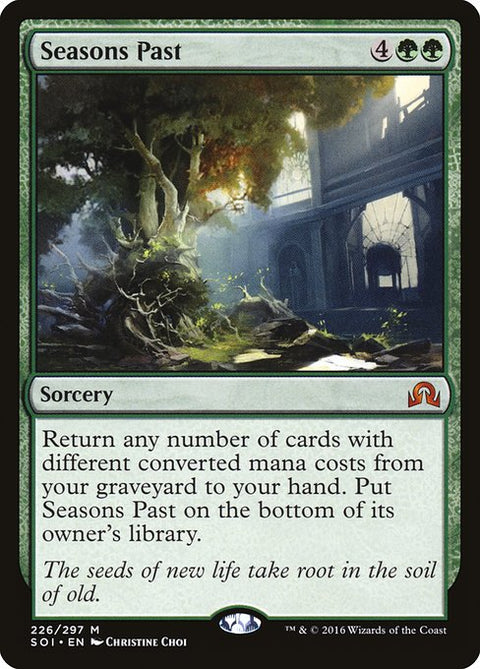 Seasons Past - Lightly Played Foil