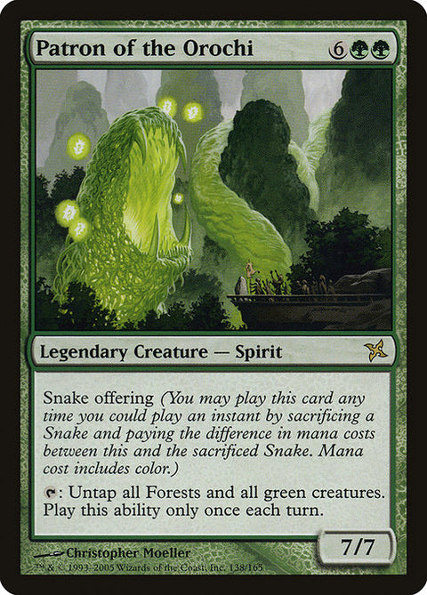 Patron of the Orochi - Lightly Played Foil