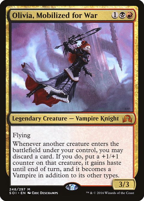 Olivia, Mobilized for War - Lightly Played Foil