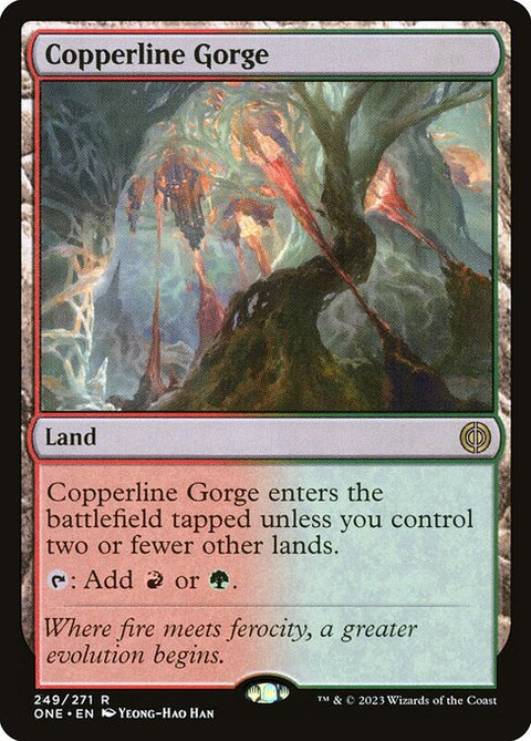 Copperline Gorge (Borderless) - Lightly Played