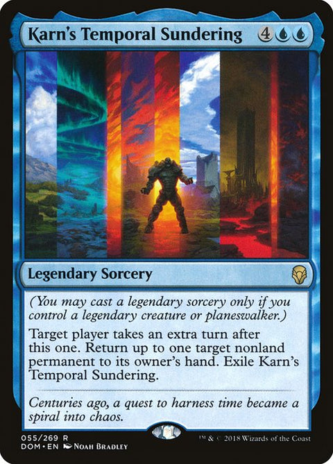 Karn's Temporal Sundering - Lightly Played Foil