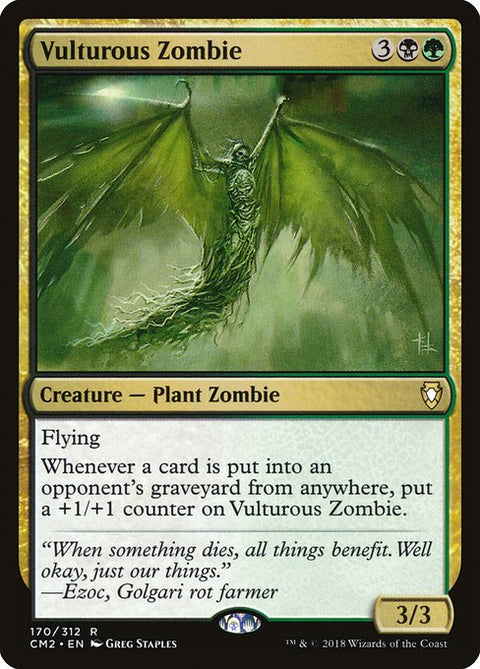 Vulturous Zombie - Lightly Played Foil