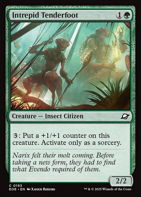 Intrepid Tenderfoot - Lightly Played Foil