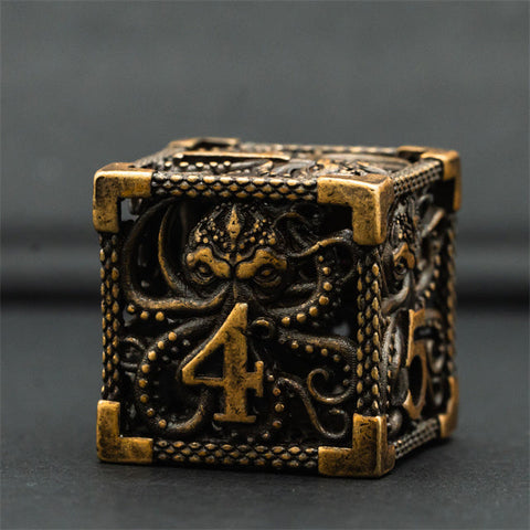 Octomonster Hollow Metal Dice