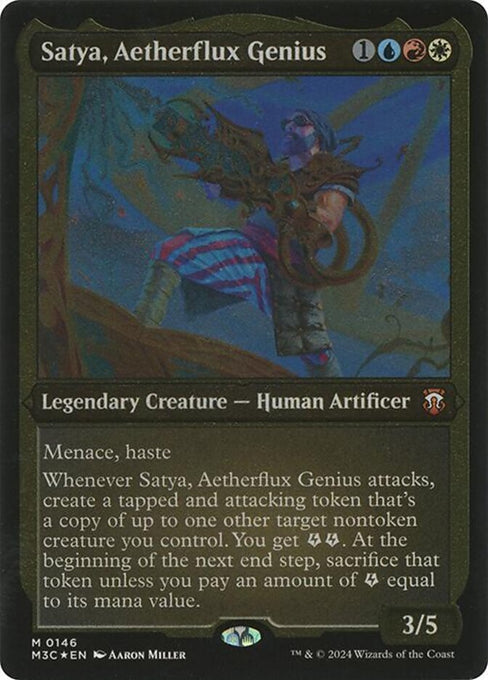 Satya, Aetherflux Genius (Thick Display Commander)