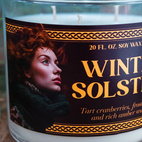 Winter Solstice Candle