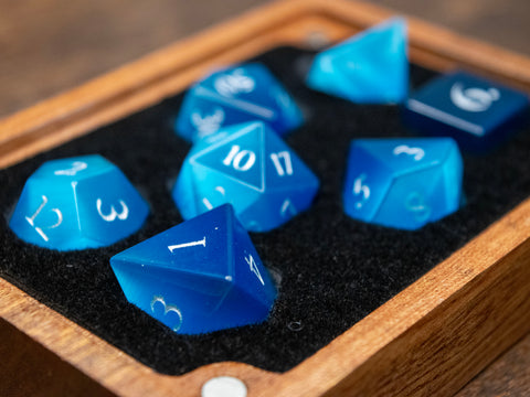 Blue Cat's Eye Dice Set of Spellcraft