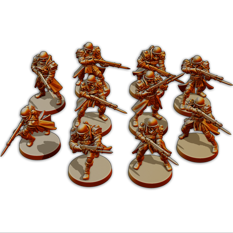 Industrialist Troopers 10-Pack Miniatures