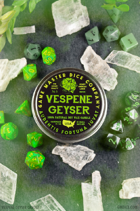 Vespene Geyser Gaming Candle