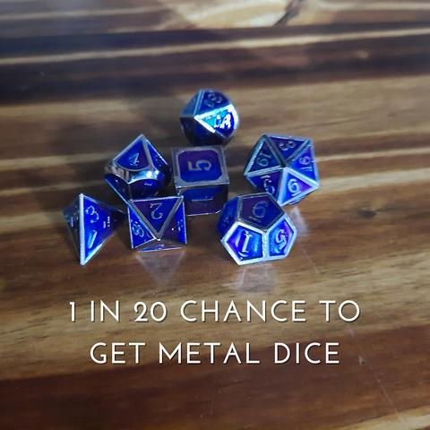 Blind Dice Bag and Coin