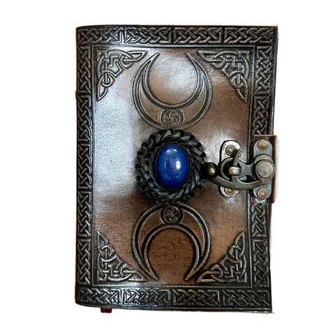 Leather Bound Double Moon Book