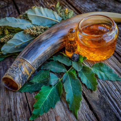 Viking Mead Hall Candle