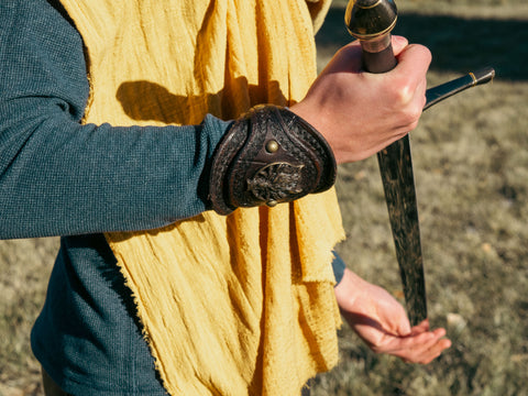 Dragon Head Leather Bracelet