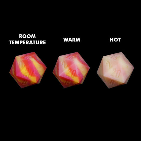 Squishy Thermochromic D20, 55mm