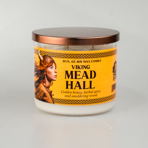 Viking Mead Hall Candle