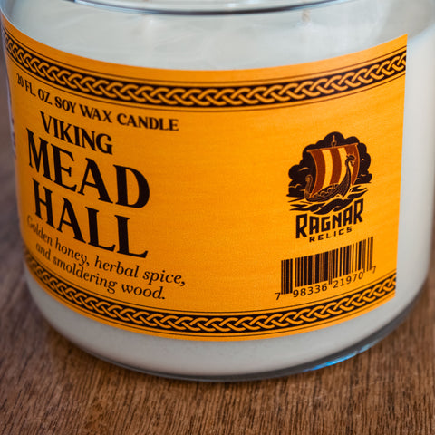 Viking Mead Hall Candle