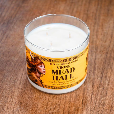 Viking Mead Hall Candle