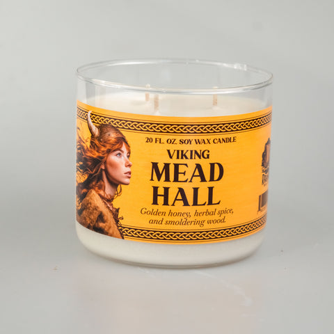 Viking Mead Hall Candle
