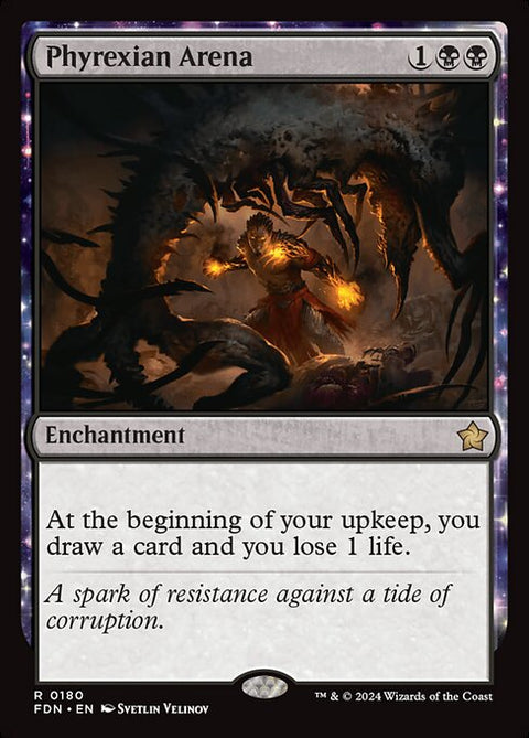 Phyrexian Arena (FDN Bundle) - Near Mint Foil