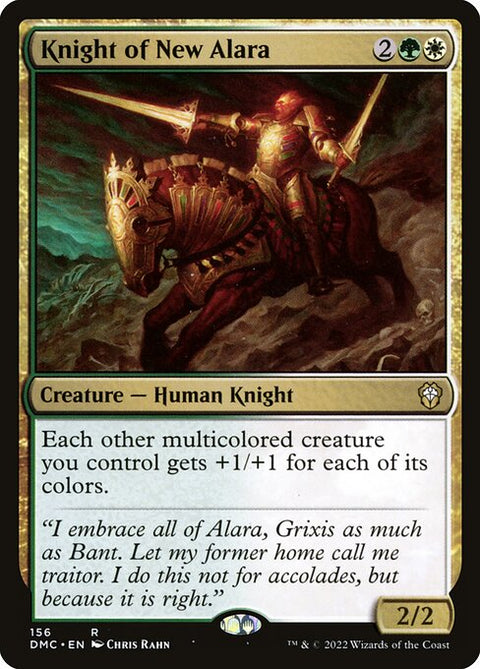 Knight of New Alara - Lightly Played Foil