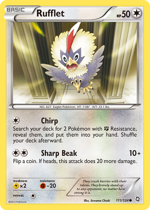 Rufflet - Lightly Played Reverse Holofoil