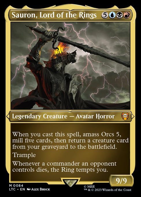 Sauron, Lord of the Rings (Thick Display Commander)