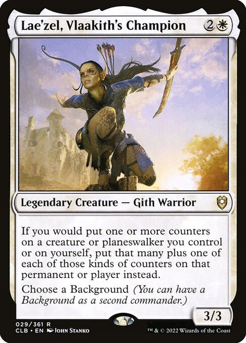 Lae'zel, Vlaakith's Champion (Showcase) - Near Mint Foil