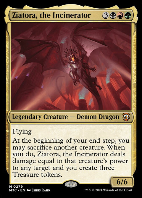Ziatora, the Incinerator, Modern Horizons 3 Commander 279, Magic: The Gathering card