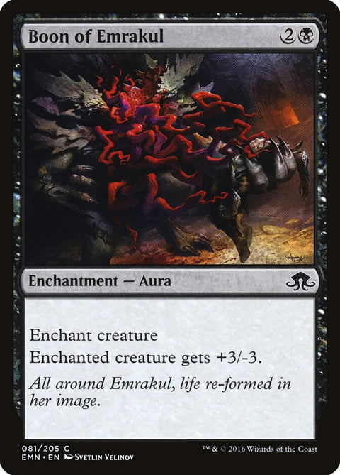 Boon of Emrakul, Eldritch Moon 81, Magic: The Gathering card