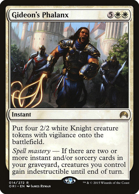 Gideon's Phalanx, Magic Origins 14, Magic: The Gathering card