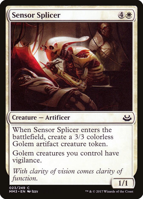 Sensor Splicer, Modern Masters 2017 23, Magic: The Gathering card