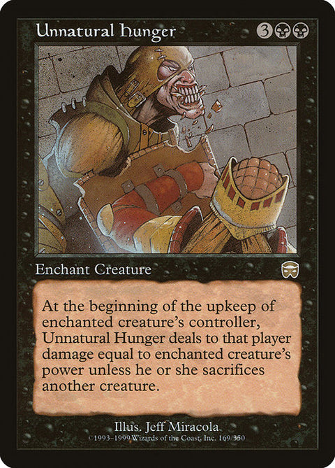 Unnatural Hunger - Lightly Played Foil