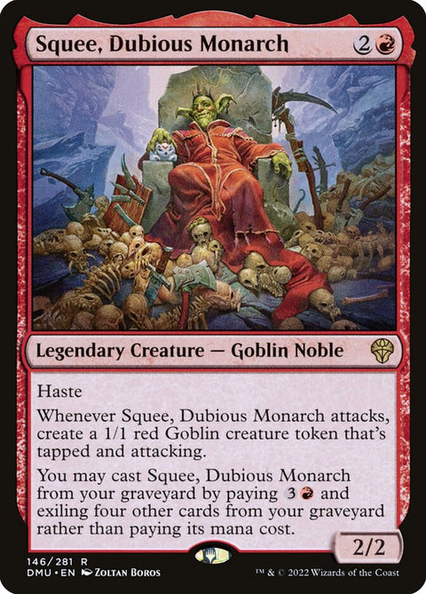 Squee, Dubious Monarch, Dominaria United 146, Magic: The Gathering card