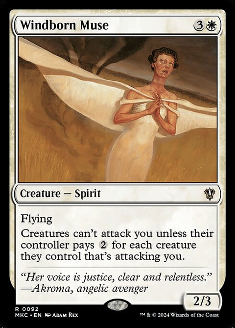 Windborn Muse - Lightly Played Foil