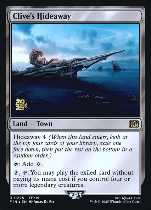 Clive's Hideaway, Final Fantasy Promos 275s, Magic: The Gathering card