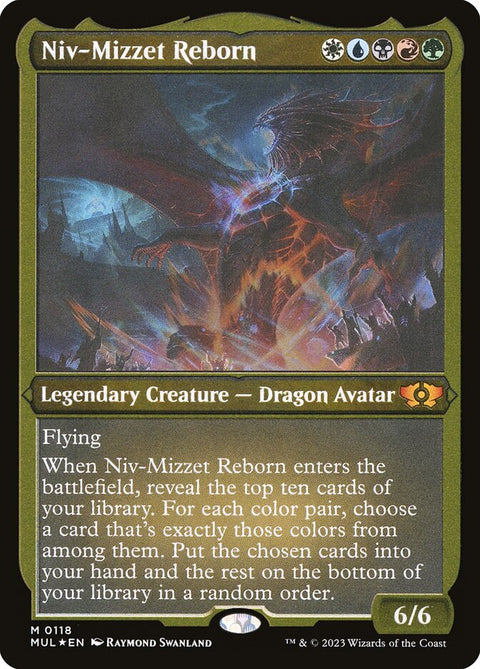 Niv-Mizzet Reborn, Multiverse Legends 118, Magic: The Gathering card