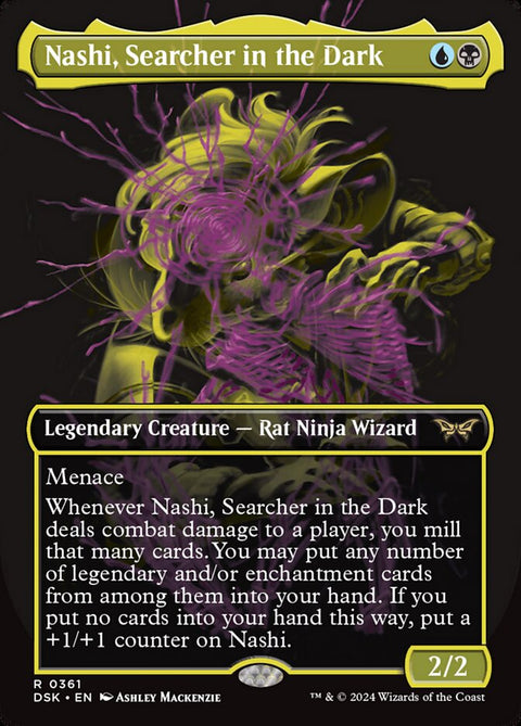 Nashi, Searcher in the Dark, Duskmourn: House of Horror 361, Magic: The Gathering card