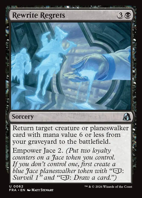 Rewrite Regrets, Reality Fracture 62, Magic: The Gathering card