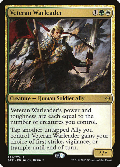 Veteran Warleader - Lightly Played