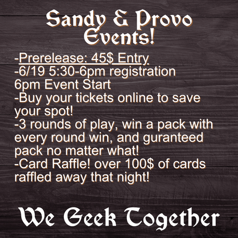 Marvel Super Heroes Prerelease 6/19 (Sandy)