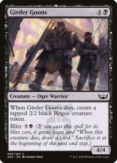 Girder Goons, Streets of New Capenna 80, Magic: The Gathering card