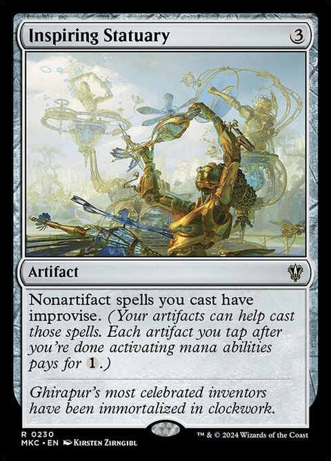 Inspiring Statuary - Lightly Played Foil