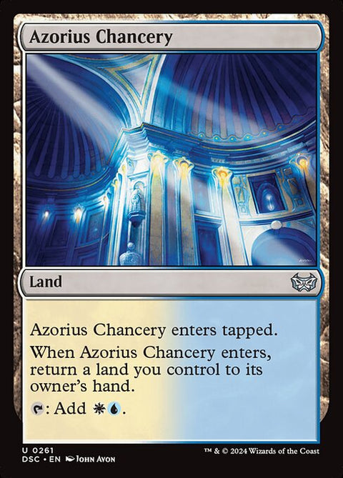 Azorius Chancery (Borderless) - Near Mint