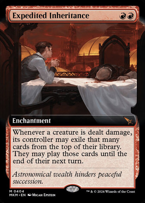 Expedited Inheritance, Murders at Karlov Manor 404, Magic: The Gathering card