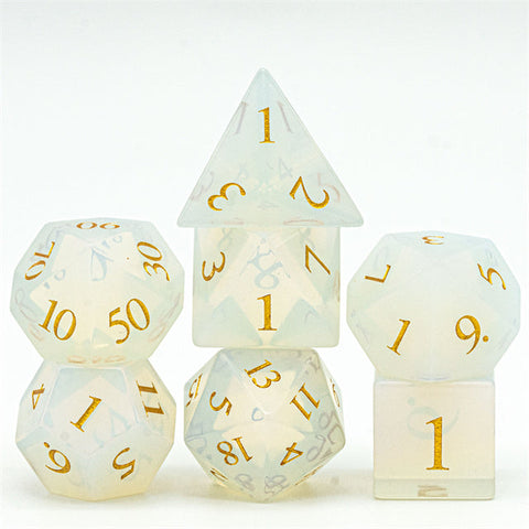 Opalite Dice Set of Freedom