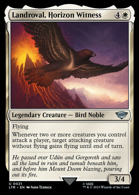 Landroval, Horizon Witness, The Lord of the Rings: Tales of Middle-earth 21, Magic: The Gathering card