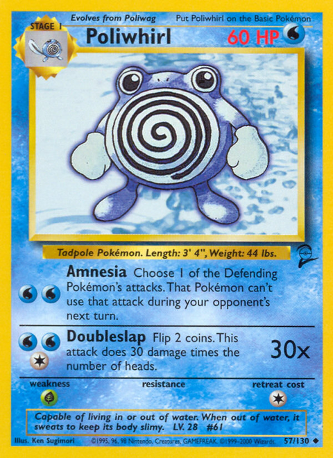 Poliwhirl - Moderately Played