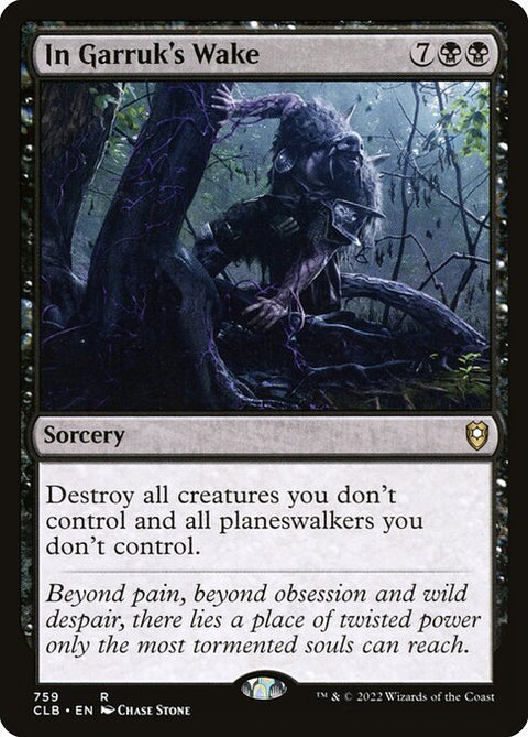In Garruk's Wake - Lightly Played