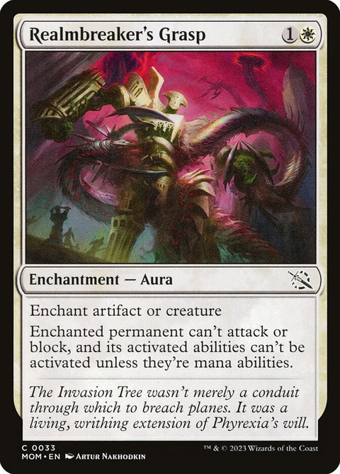 Realmbreaker's Grasp, March of the Machine 33, Magic: The Gathering card
